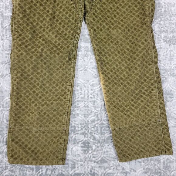 Lee Brooklyn Circus Jeans Men’s Size 34X32 Green Corduroy Double Knee Cowboy - Picture 3 of 16